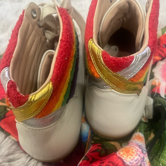 GUCCI MEN'S BAMBI RAINBOW HIGH TOP SZ 11.5 - Picture 6 of 10